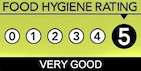 Five star hygene rating.